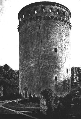Château: Turm vor der Zerstörung