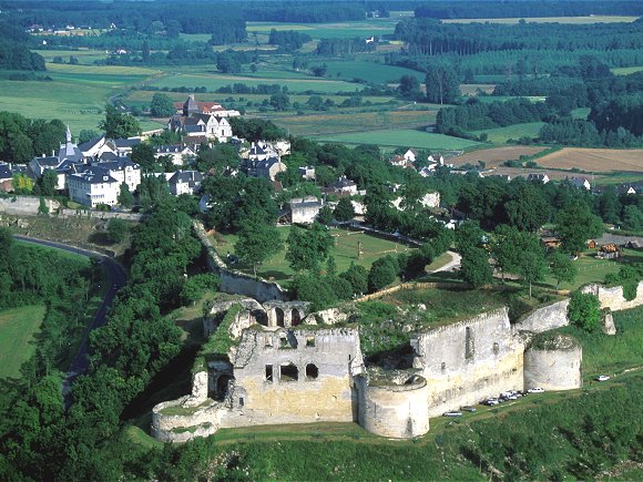 Château: die Burgruine heute