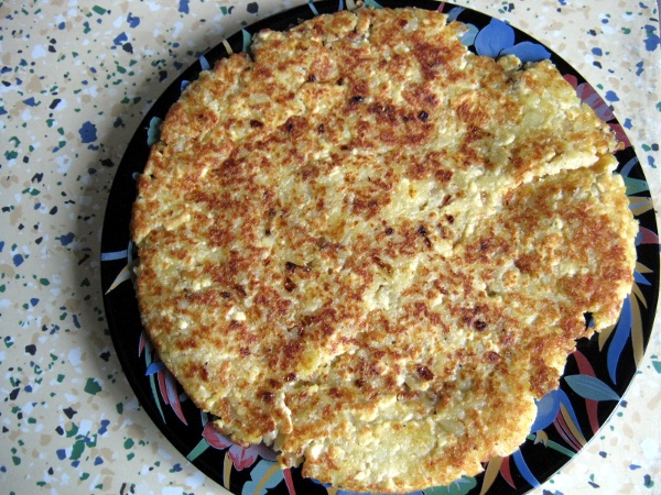 Tofu-Rösti (Kartoffelpfannkuchen)